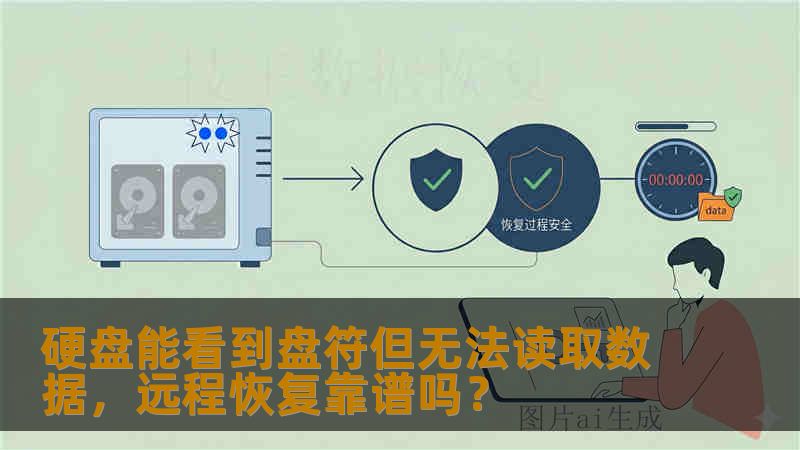 硬盘能看到盘符但无法读取数据，远程恢复靠谱吗？