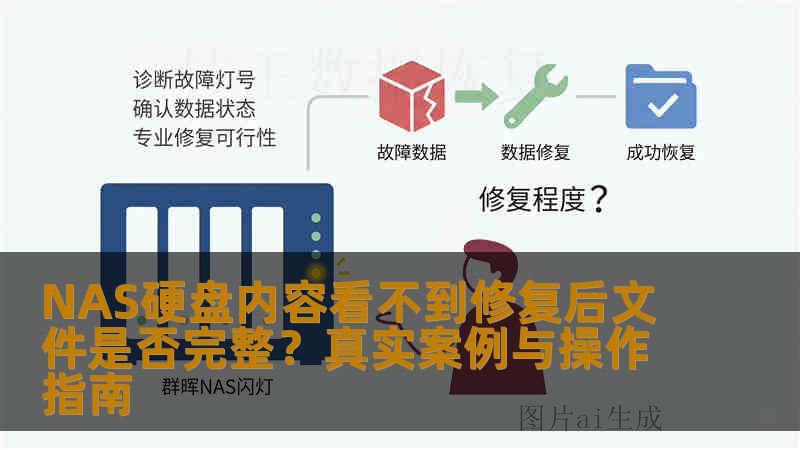NAS硬盘内容看不到修复后文件是否完整？真实案例与操作指南