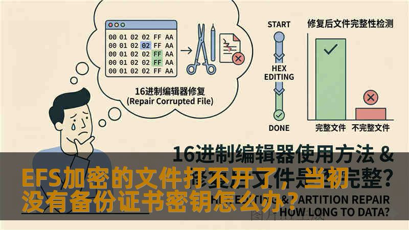 EFS加密的文件打不开了，当初没有备份证书密钥怎么办？