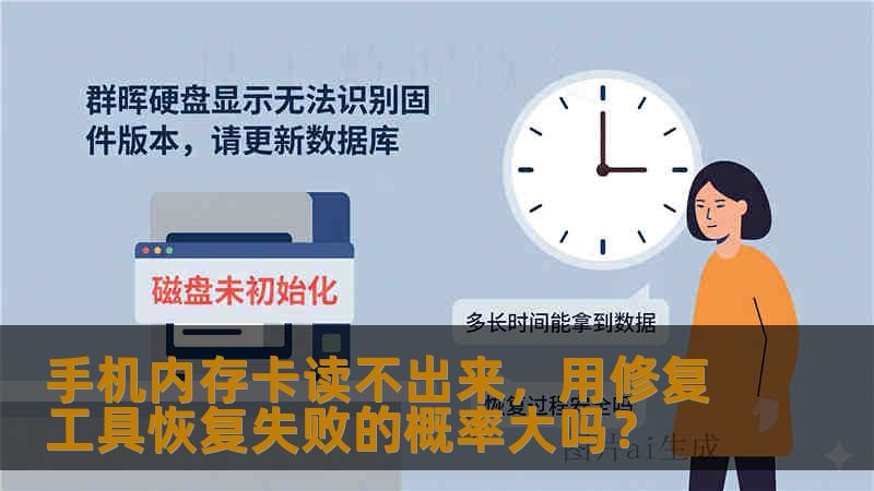 手机内存卡读不出来，用修复工具恢复失败的概率大吗？