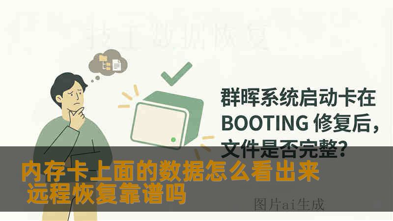内存卡上面的数据怎么看出来 远程恢复靠谱吗