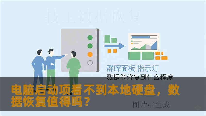 电脑启动项看不到本地硬盘，数据恢复值得吗？