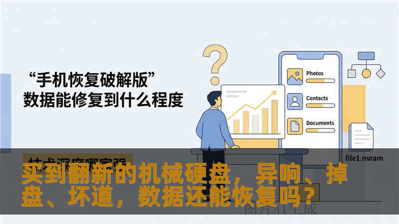 买到翻新的机械硬盘，异响、掉盘、坏道，数据还能恢复吗？