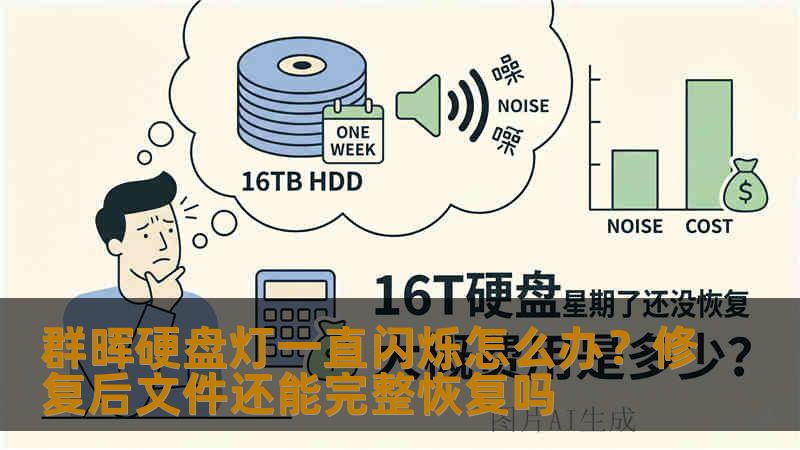 群晖硬盘灯一直闪烁怎么办?修复后文件还能完整恢复吗 群晖硬盘灯一直闪烁怎么办?修复后文件还能完整恢复吗