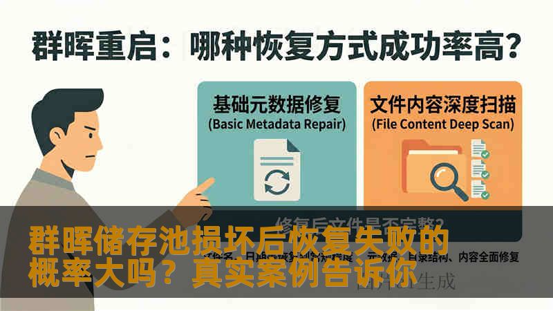 群晖储存池损坏后恢复失败的概率大吗？真实案例告诉你