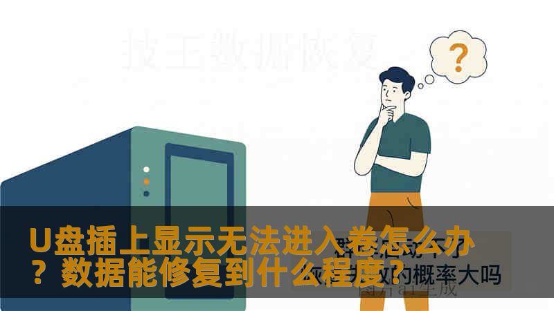 U盘插上显示无法进入卷怎么办？数据能修复到什么程度？