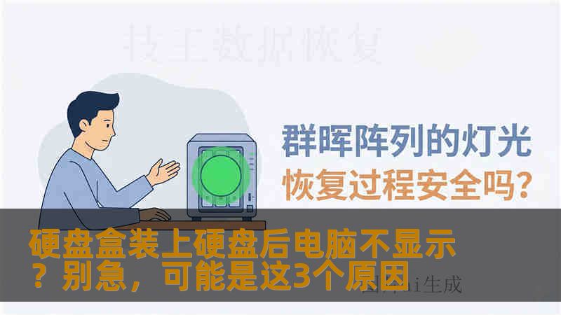 硬盘盒装上硬盘后电脑不显示？别急，可能是这3个原因
