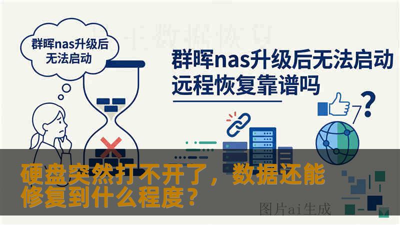 硬盘突然打不开了，数据还能修复到什么程度？