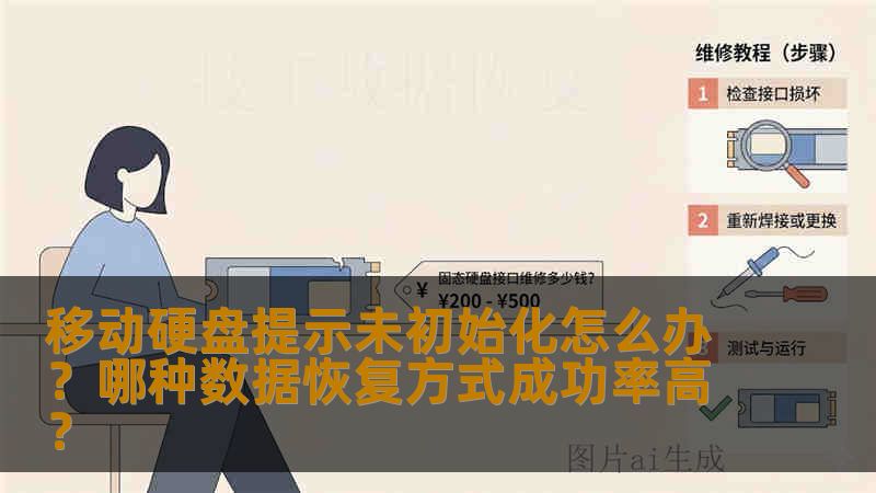 移动硬盘提示未初始化怎么办？哪种数据恢复方式成功率高？
