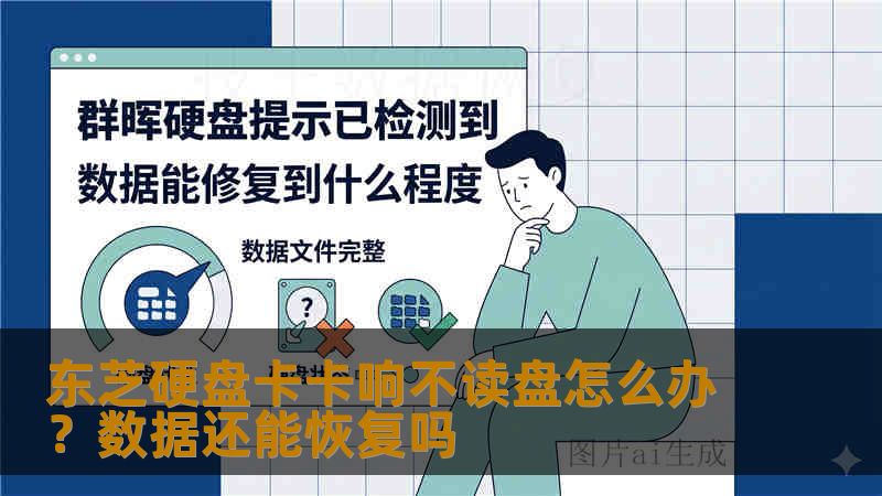 东芝硬盘卡卡响不读盘怎么办？数据还能恢复吗