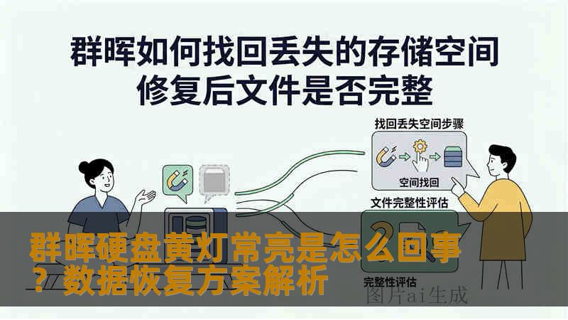 群晖硬盘黄灯常亮是怎么回事？数据恢复方案解析