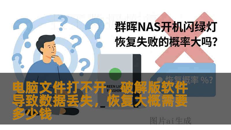 电脑文件打不开，破解版软件导致数据丢失，恢复大概需要多少钱