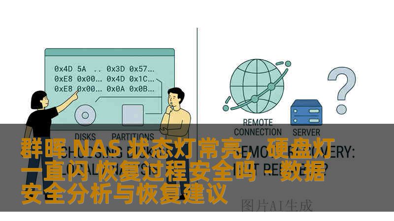 群晖 NAS 状态灯常亮，硬盘灯一直闪 恢复过程安全吗 - 数据安全分析与恢复建议