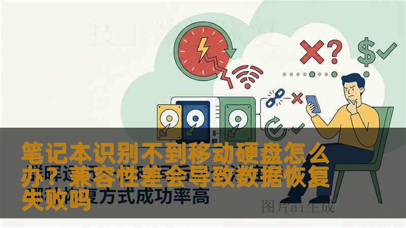 笔记本识别不到移动硬盘怎么办？兼容性差会导致数据恢复失败吗