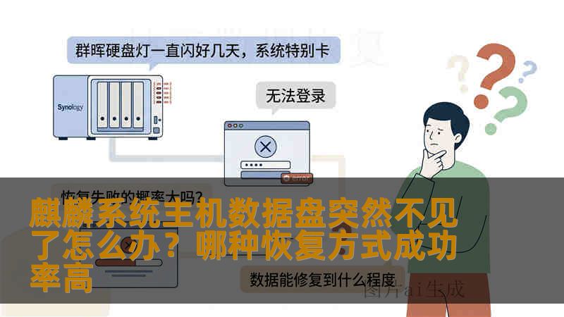 麒麟系统主机数据盘突然不见了怎么办？哪种恢复方式成功率高