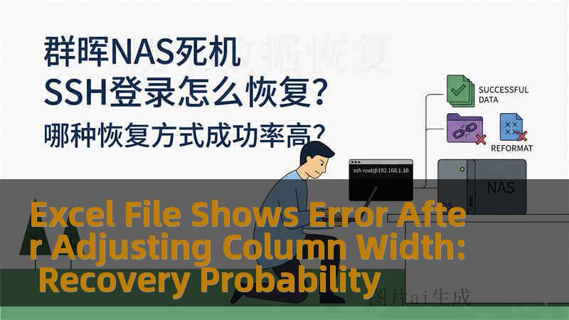 Excel File Shows Error After Adjusting Column Width: Recovery Probability