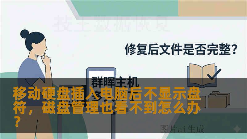 移动硬盘插入电脑后不显示盘符,磁盘管理也看不到怎么办? 移动硬盘插入电脑后不显示盘符,磁盘管理也看不到怎么办?
