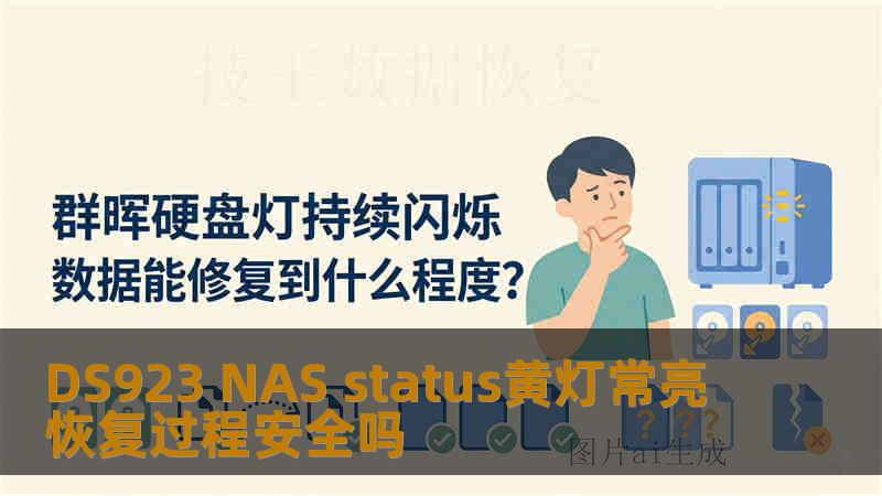 DS923 NAS status黄灯常亮 恢复过程安全吗 DS923 NAS status黄灯常亮 恢复过程安全吗