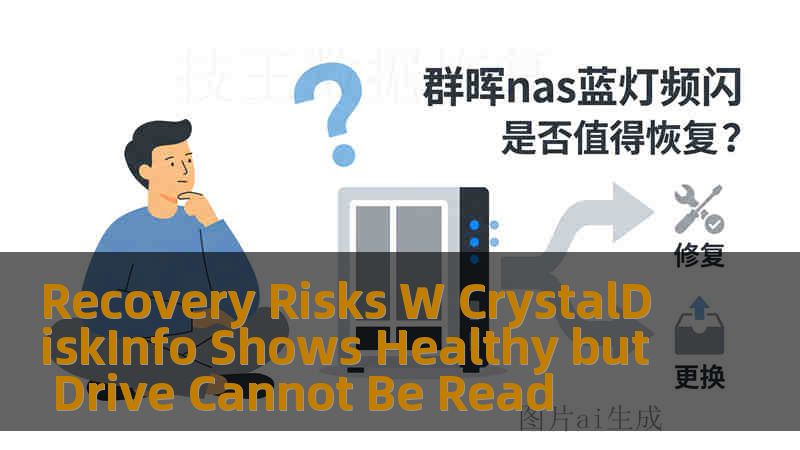 Recovery Risks W CrystalDiskInfo Shows Healthy but Drive Cannot Be Read