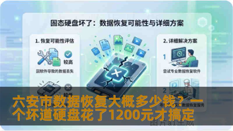 六安市数据恢复大概多少钱？一个坏道硬盘花了1200元才搞定