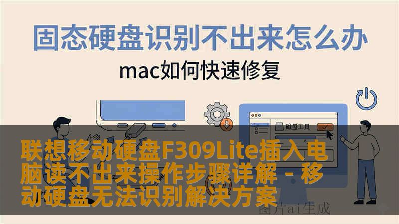 联想移动硬盘F309Lite插入电脑读不出来操作步骤详解 - 移动硬盘无法识别解决方案