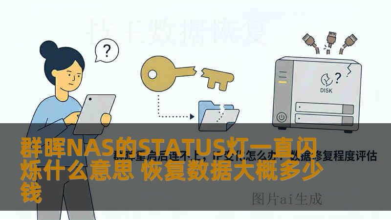 群晖NAS的STATUS灯一直闪烁什么意思 恢复数据大概多少钱