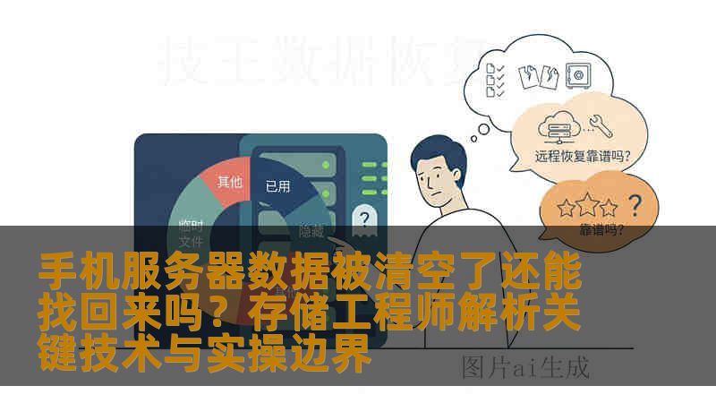 手机服务器数据被清空了还能找回来吗？存储工程师解析关键技术与实操边界