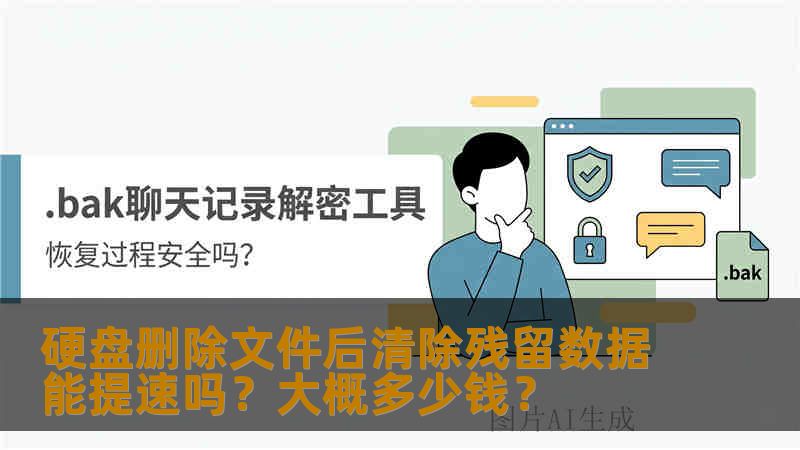 硬盘删除文件后清除残留数据能提速吗？大概多少钱？