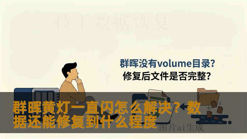 群晖黄灯一直闪怎么解决?数据还能修复到什么程度 群晖黄灯一直闪怎么解决?数据还能修复到什么程度