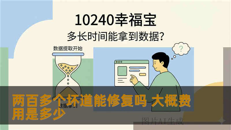 两百多个坏道能修复吗 大概费用是多少