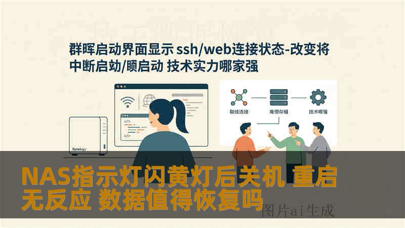 NAS指示灯闪黄灯后关机 重启无反应 数据值得恢复吗