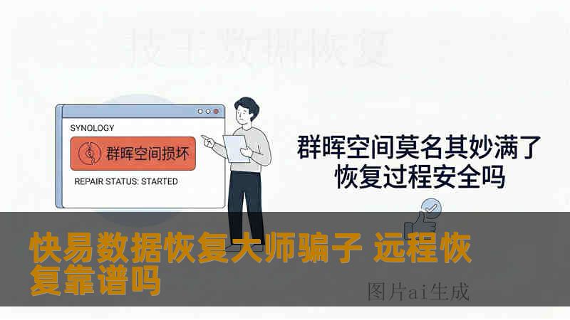 快易数据恢复大师骗子 远程恢复靠谱吗