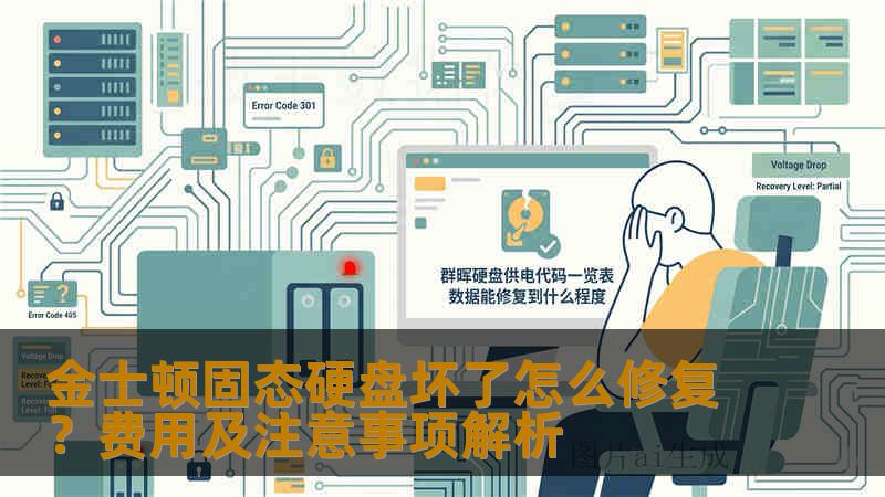 金士顿固态硬盘坏了怎么修复？费用及注意事项解析