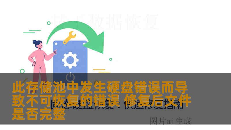 此存储池中发生硬盘错误而导致不可恢复的错误 修复后文件是否完整
