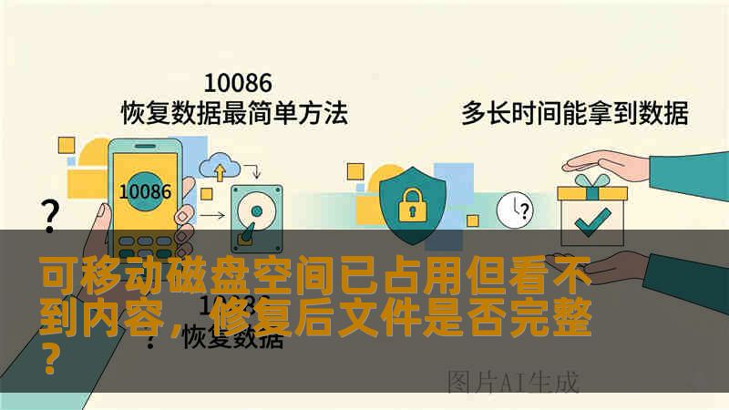 可移动磁盘空间已占用但看不到内容，修复后文件是否完整？
