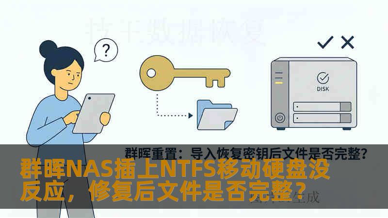 群晖NAS插上NTFS移动硬盘没反应，修复后文件是否完整？