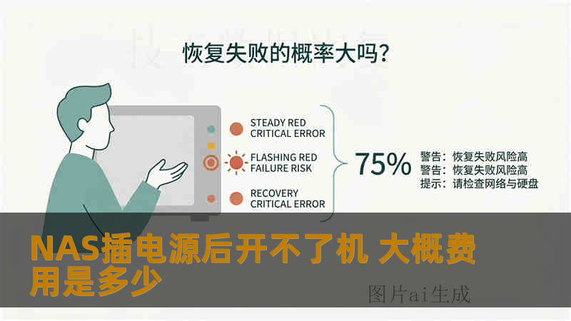NAS插电源后开不了机 大概费用是多少