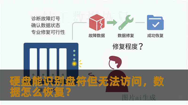 硬盘能识别盘符但无法访问，数据怎么恢复？