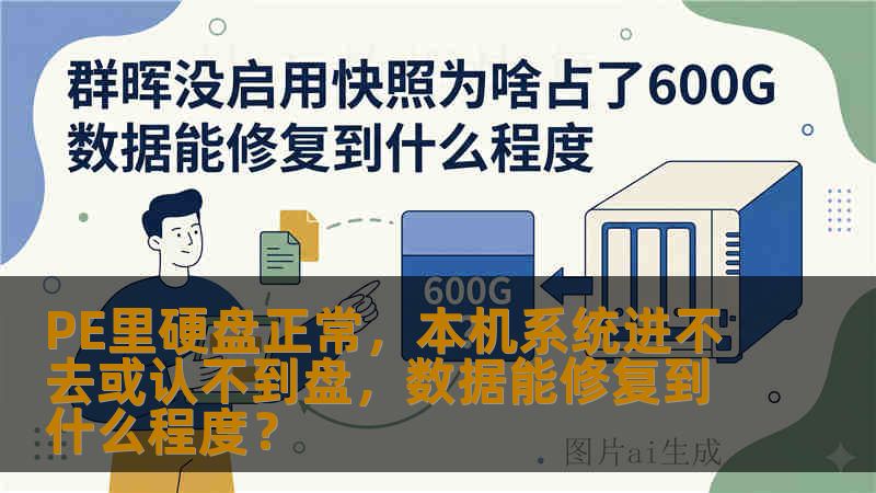 PE里硬盘正常，本机系统进不去或认不到盘，数据能修复到什么程度？