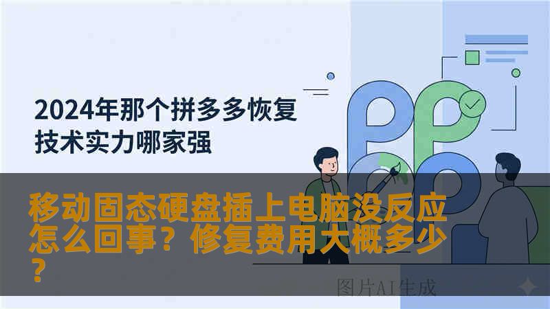 移动固态硬盘插上电脑没反应怎么回事？修复费用大概多少？