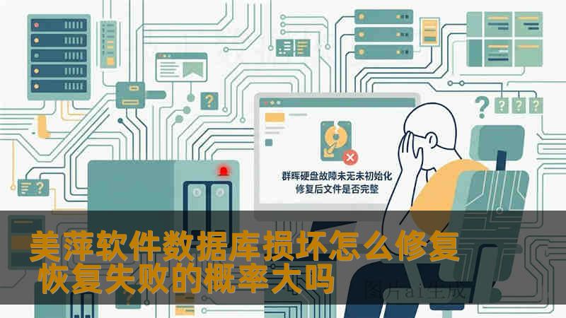 美萍软件数据库损坏怎么修复 恢复失败的概率大吗