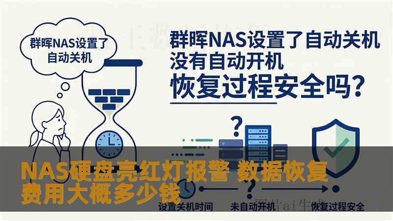 NAS硬盘亮红灯报警 数据恢复费用大概多少钱