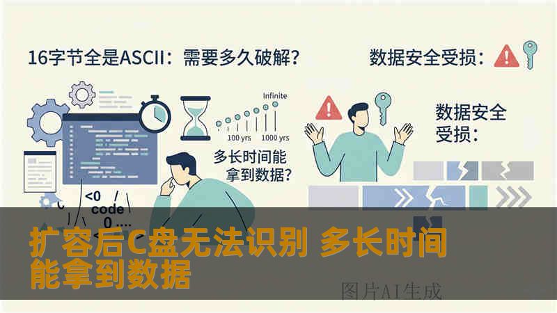 扩容后C盘无法识别 多长时间能拿到数据 扩容后C盘无法识别 多长时间能拿到数据