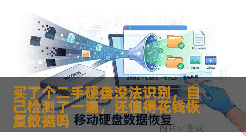 买了个二手硬盘没法识别,自己检测了一遍,还值得花钱恢复数据吗 买了个二手硬盘没法识别,自己检测了一遍,还值得花钱恢复数据吗