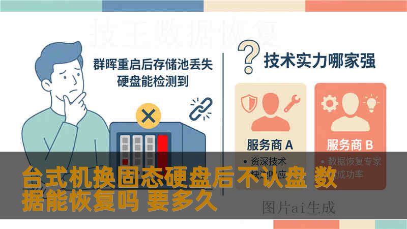 台式机换固态硬盘后不认盘 数据能恢复吗 要多久