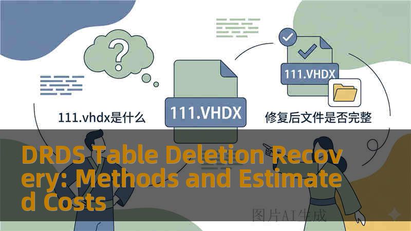 DRDS Table Deletion Recovery: Methods and Estimated Costs