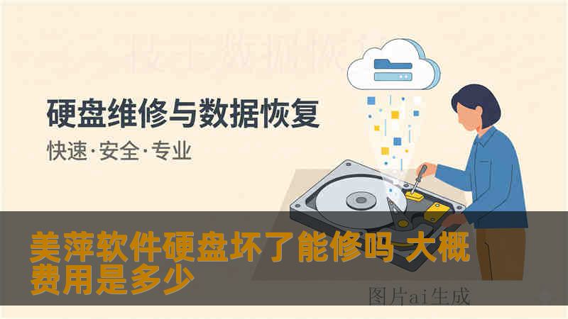 美萍软件硬盘坏了能修吗 大概费用是多少
