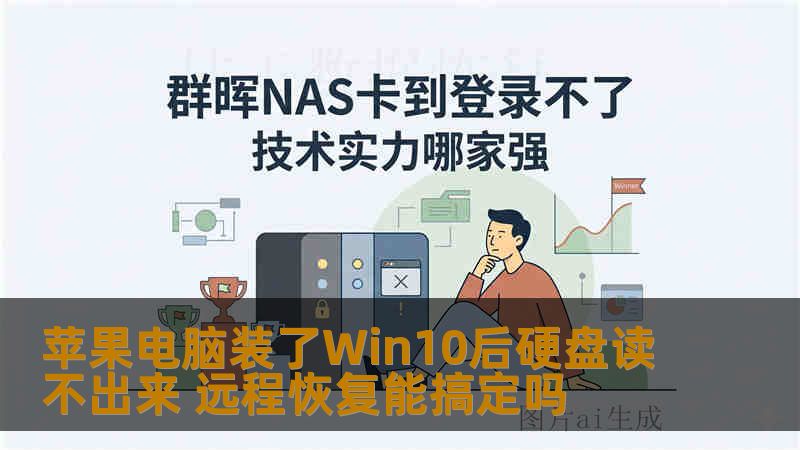 苹果电脑装了Win10后硬盘读不出来 远程恢复能搞定吗