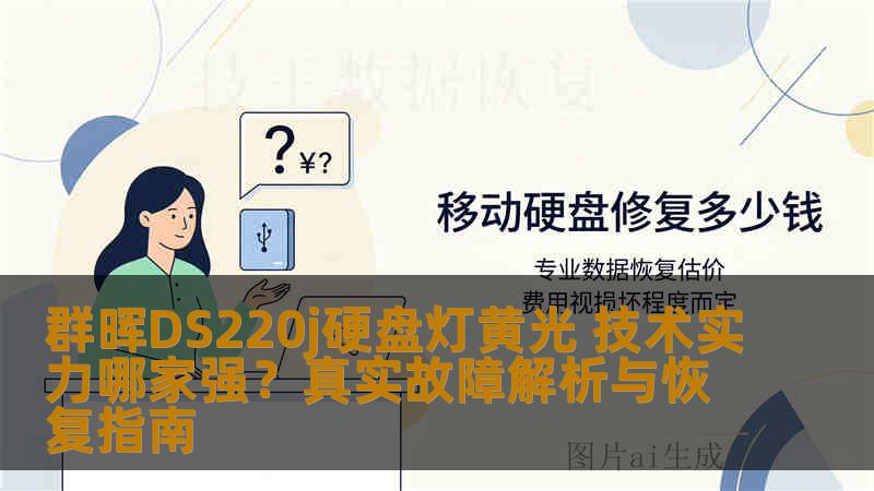 群晖DS220j硬盘灯黄光 技术实力哪家强？真实故障解析与恢复指南