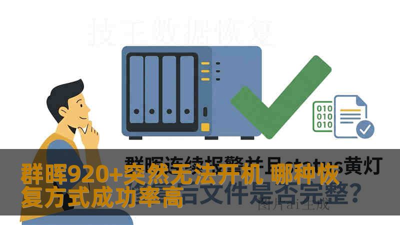 群晖920+突然无法开机 哪种恢复方式成功率高